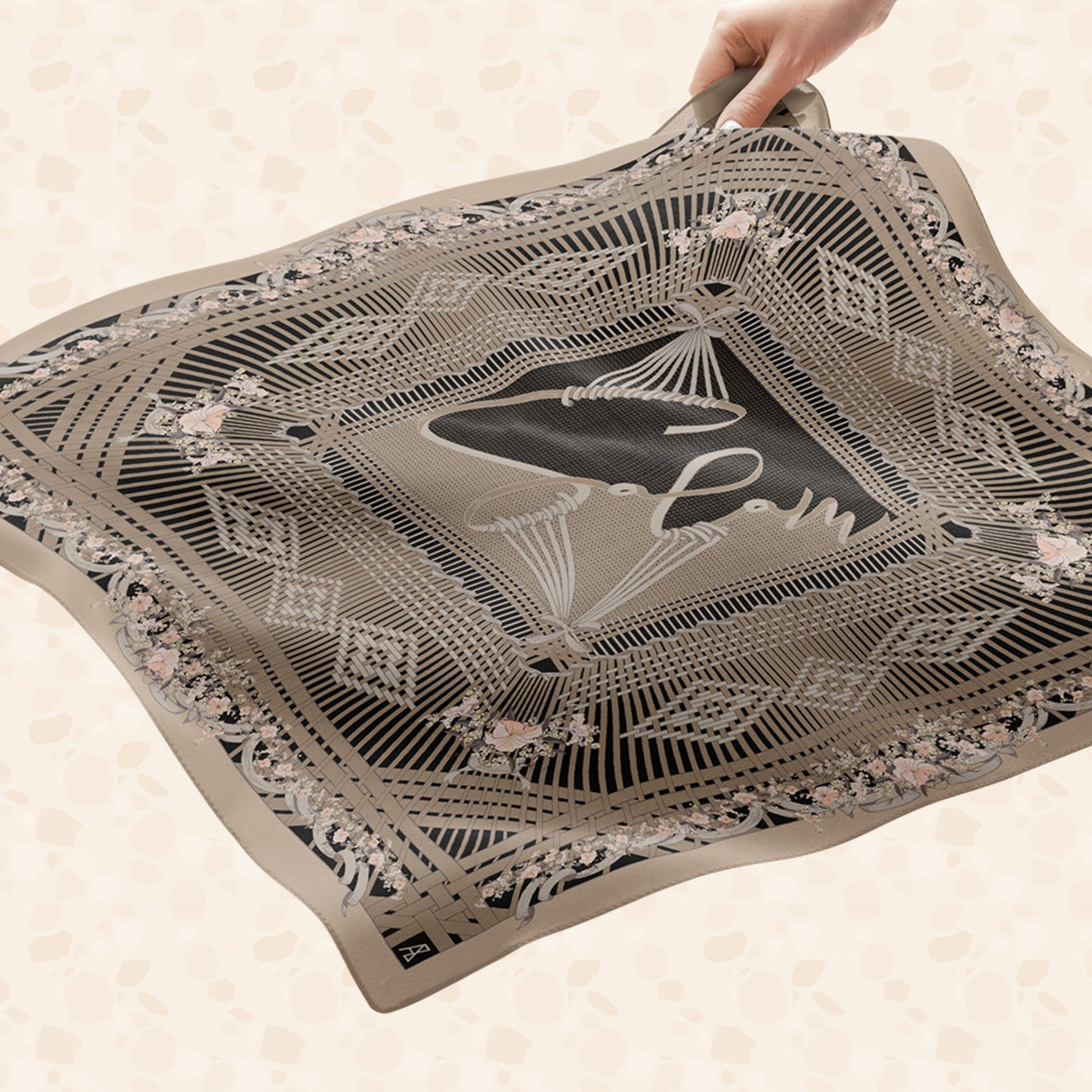 Ameera Zaini Inspired Collection AZ MERHABA Square (9G)