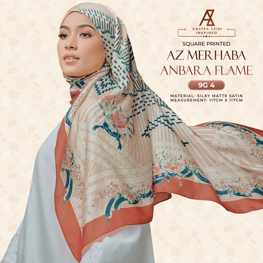 Ameera Zaini Inspired Collection AZ MERHABA Square (9G)
