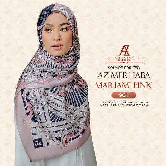 Ameera Zaini Inspired Collection AZ MERHABA Square (9G)