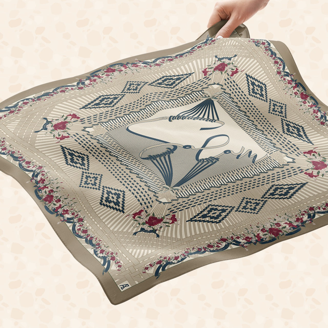 Ameera Zaini Inspired Collection AZ MERHABA Square (9G)