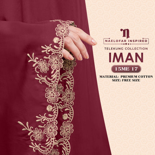 Iman Telekung Naelofar Inspired Wovenbag (15ME)