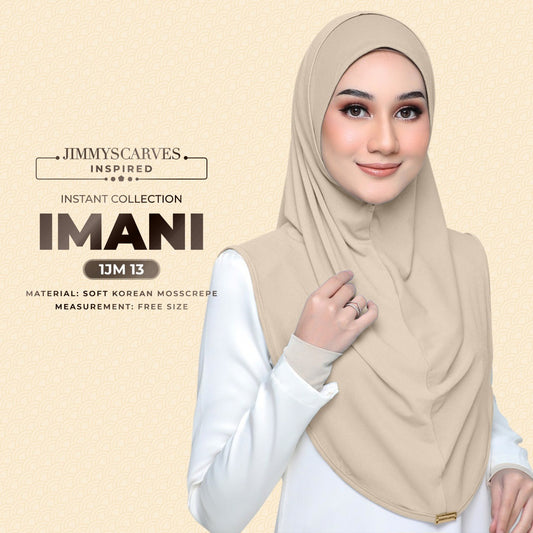 Jimmy Scarves Inspired Instant Plain Inspired - Imani Collection (1JM)
