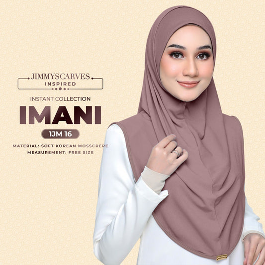 Jimmy Scarves Inspired Instant Plain Inspired - Imani Collection (1JM)