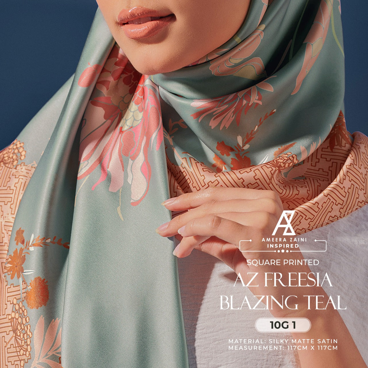 Ameera Zaini Inspired AZ FREESIA Square Collection (10G)