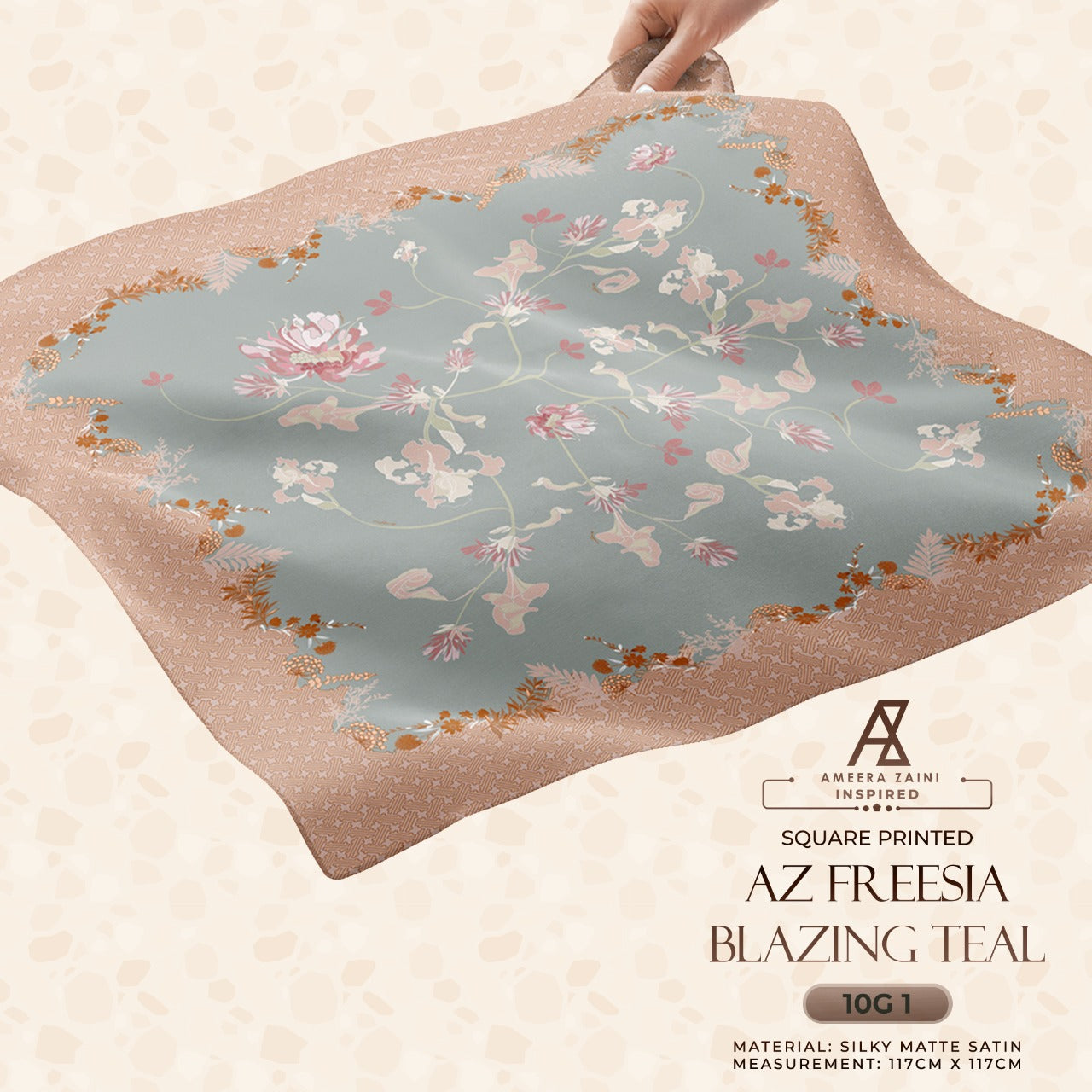 Ameera Zaini Inspired AZ FREESIA Square Collection (10G)