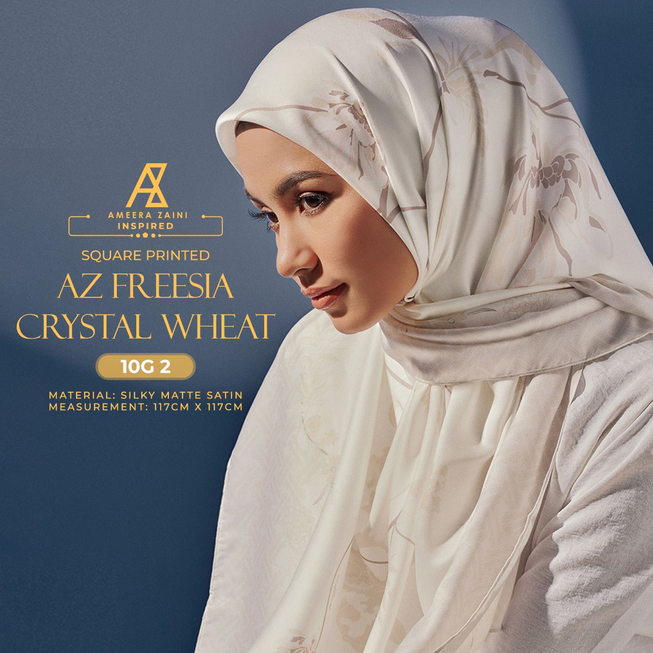 Ameera Zaini Inspired AZ FREESIA Square Collection (10G)