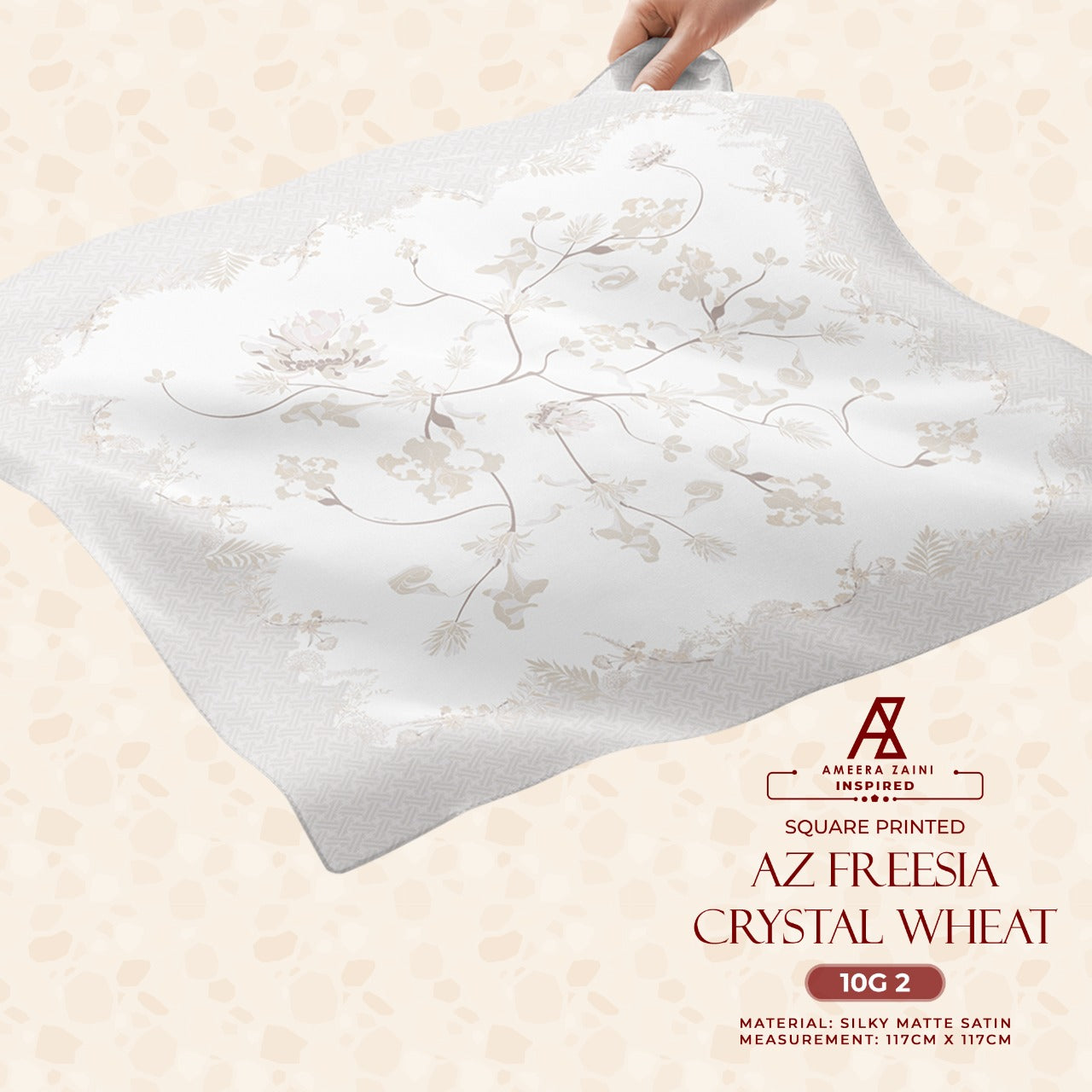 Ameera Zaini Inspired AZ FREESIA Square Collection (10G)