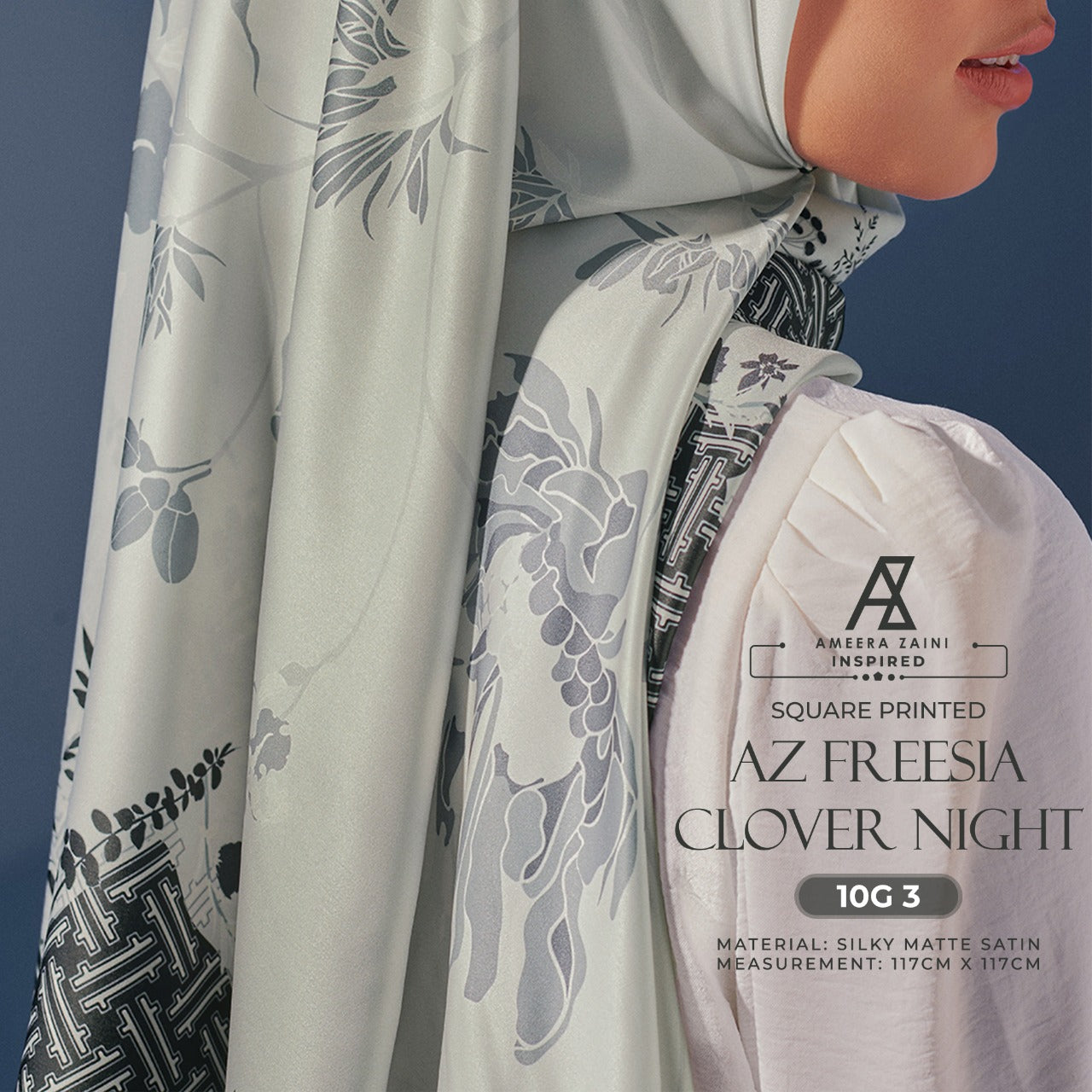 Ameera Zaini Inspired AZ FREESIA Square Collection (10G)