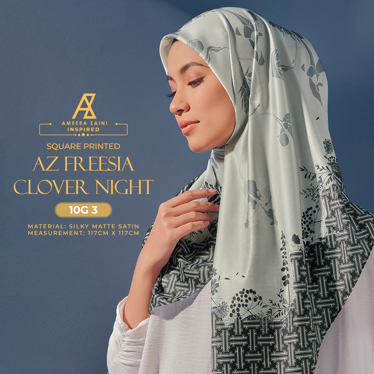 Ameera Zaini Inspired AZ FREESIA Square Collection (10G)