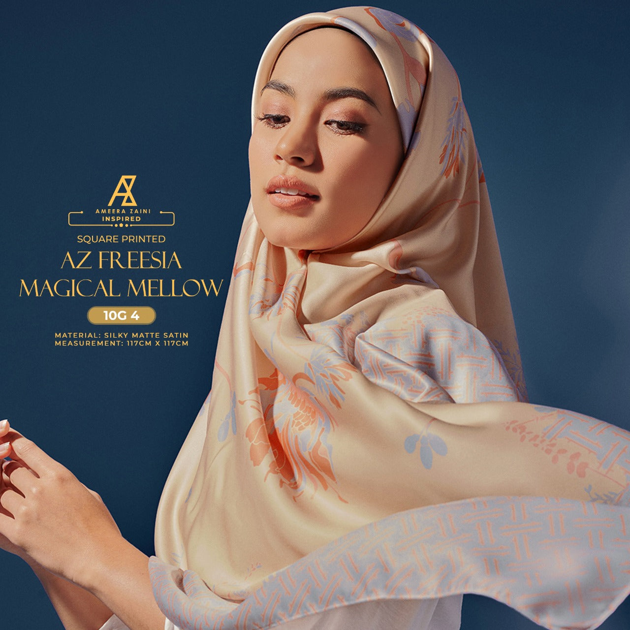 Ameera Zaini Inspired AZ FREESIA Square Collection (10G)