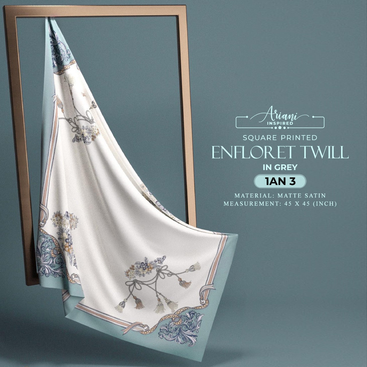Ariani Printed Enflored Twill Square Collection
