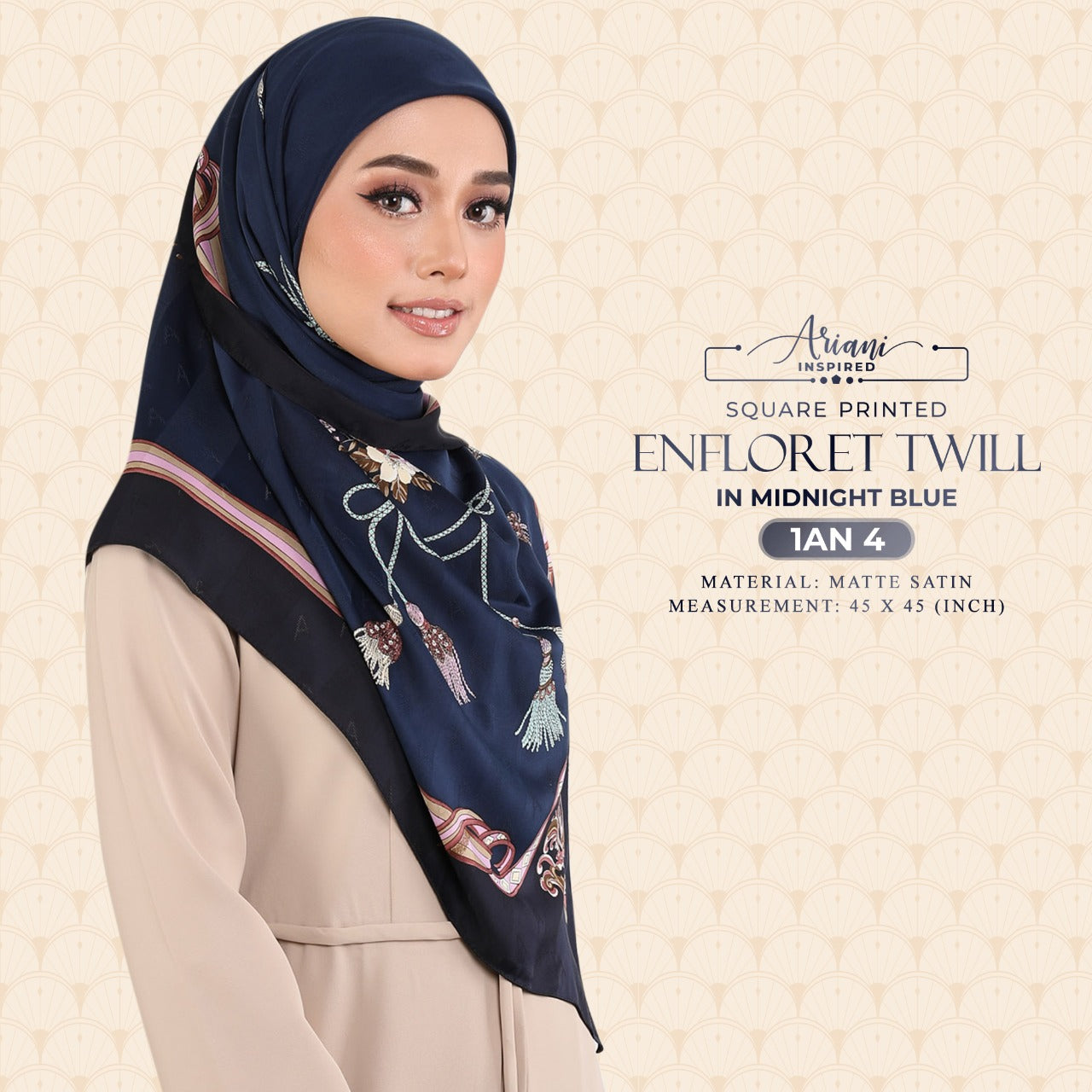 Ariani Printed Enflored Twill Square Collection