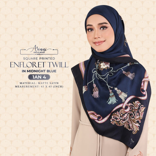 Ariani Printed Enflored Twill Square Collection
