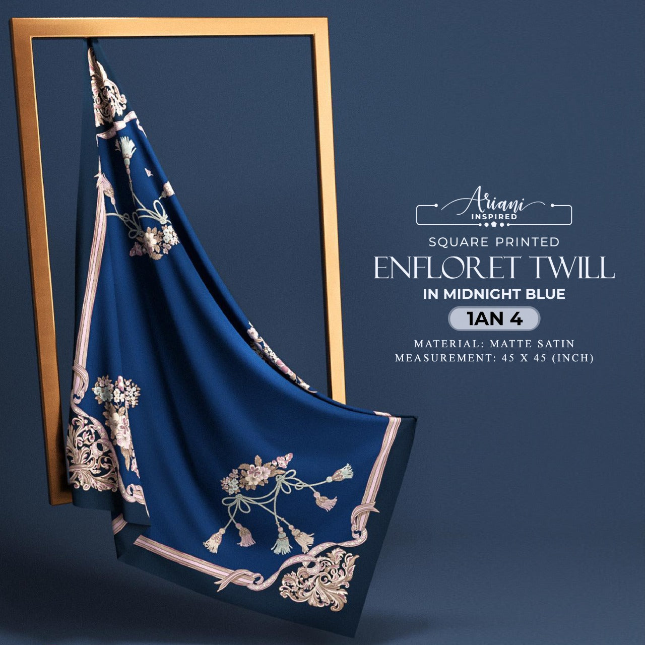 Ariani Printed Enflored Twill Square Collection