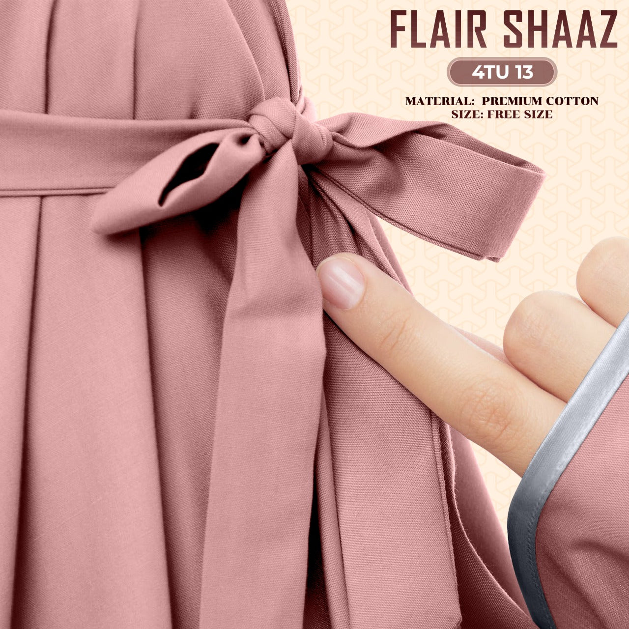 Telekung Siti Khadijah Inspired Signature Flair Shaaz - FREE Woven bag (4TU)
