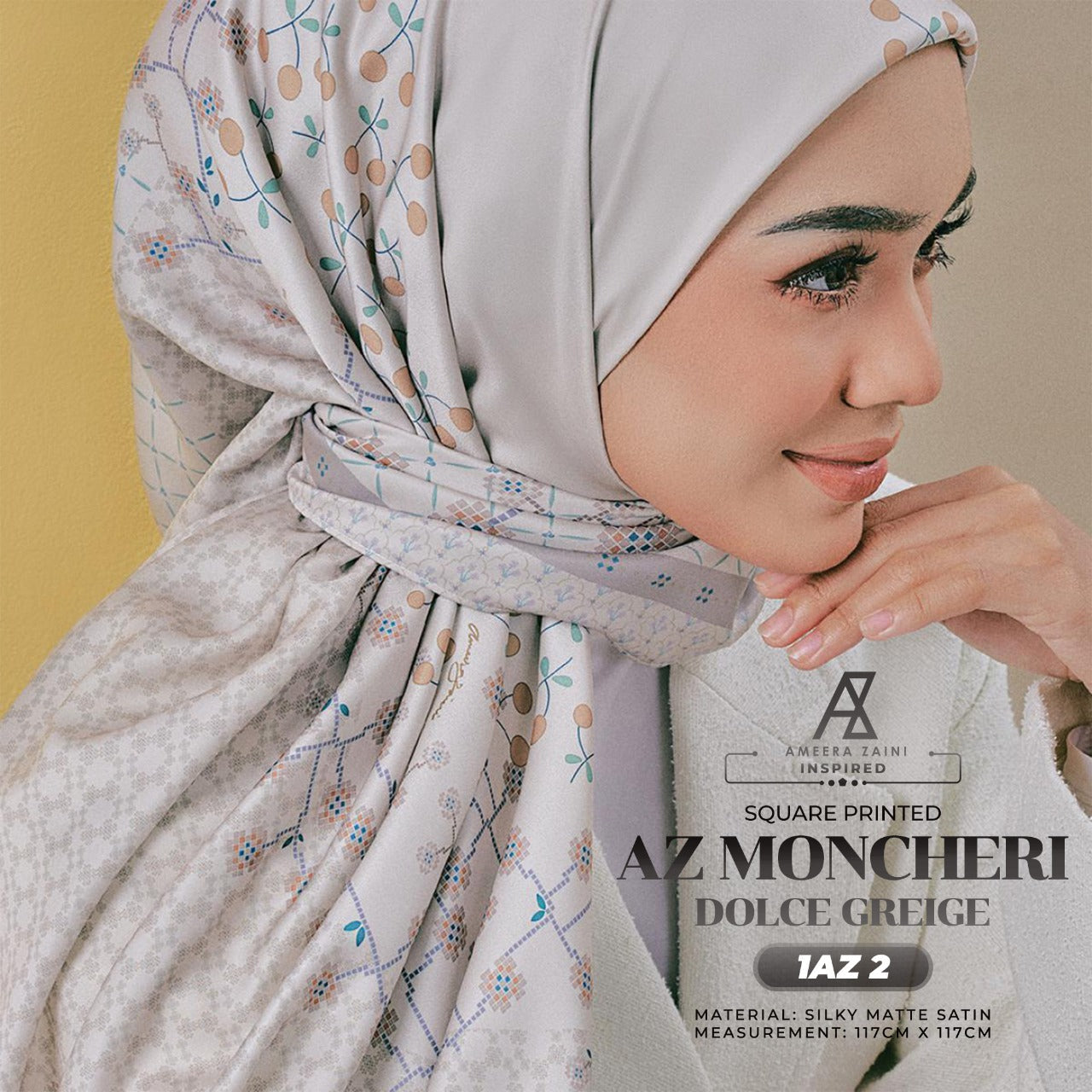 Ameera Zaini Inspired AZ MONCHERI Square Collection (1AZ)