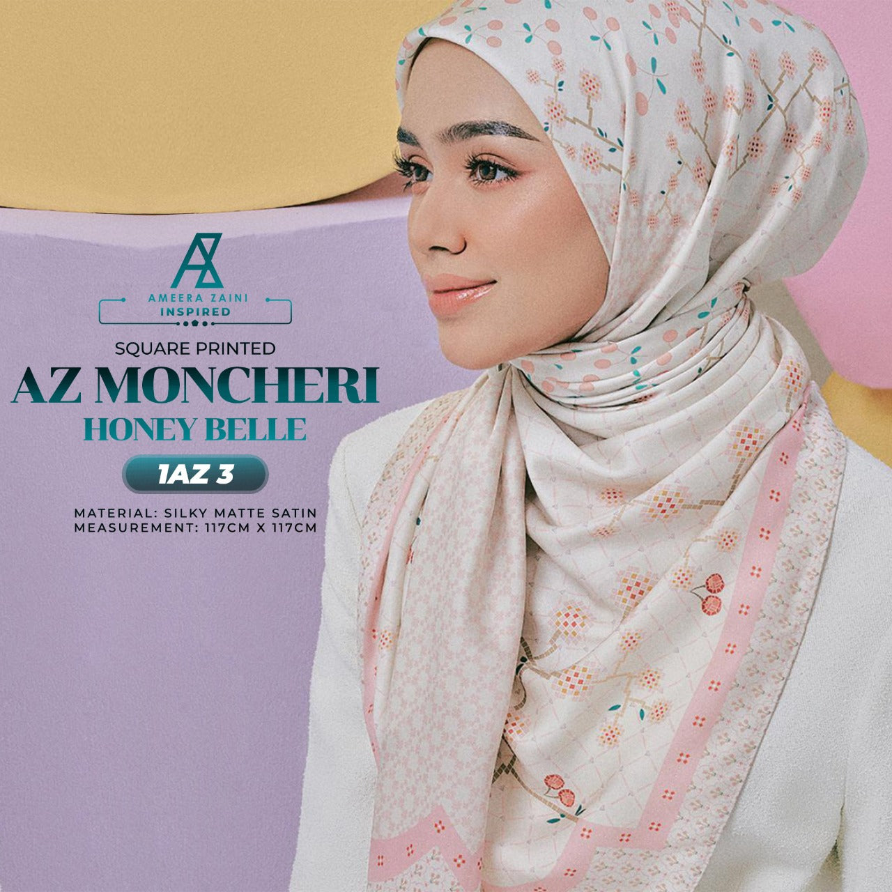 Ameera Zaini Inspired AZ MONCHERI Square Collection (1AZ)