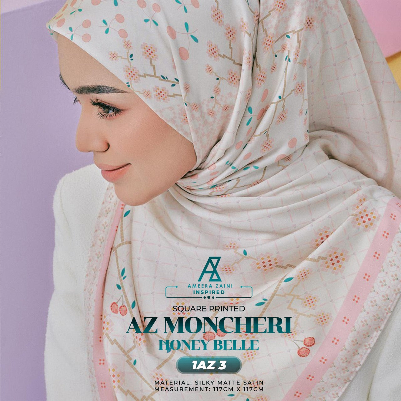 Ameera Zaini Inspired AZ MONCHERI Square Collection (1AZ)