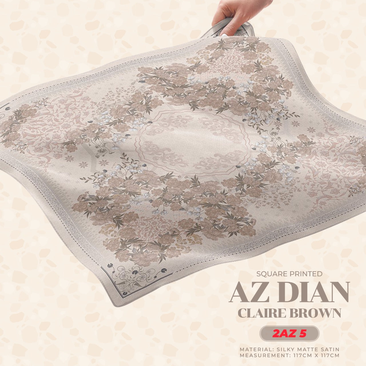 Ameera Zaini Inspired AZ DIAN FLORENTINE Square Collection (2AZ)