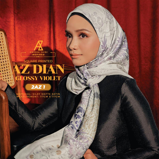 Ameera Zaini Inspired AZ DIAN FLORENTINE Square Collection (2AZ)