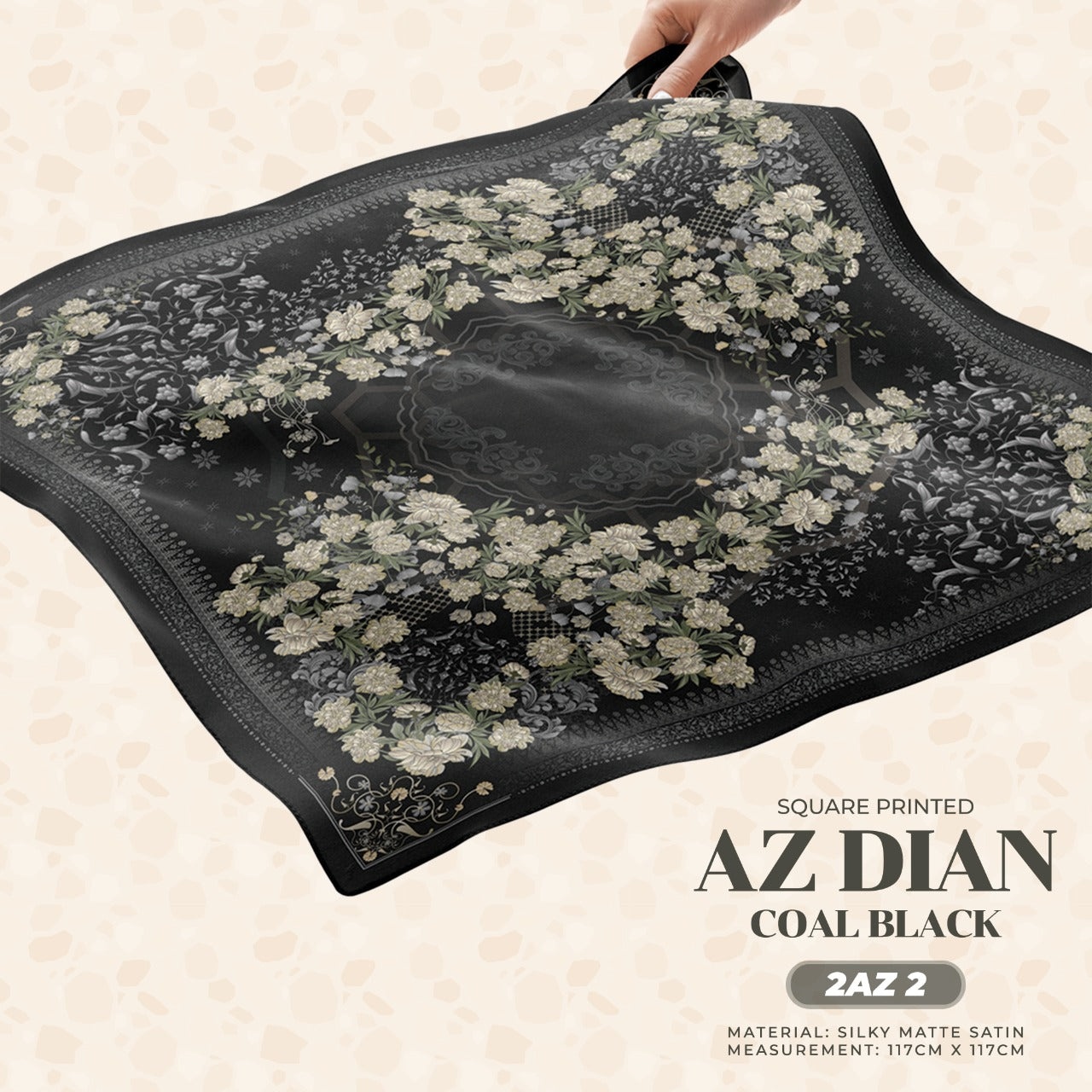 Ameera Zaini Inspired AZ DIAN FLORENTINE Square Collection (2AZ)