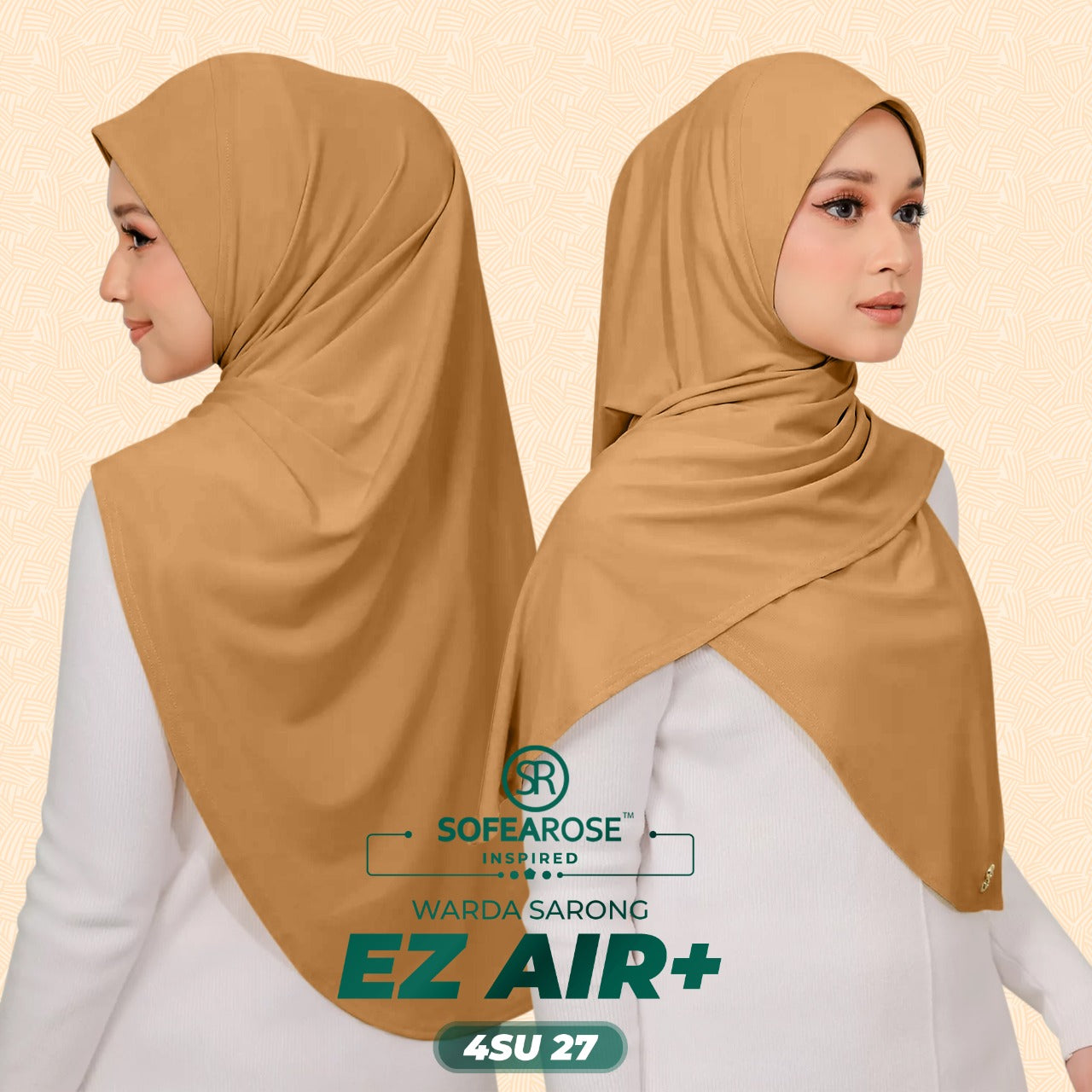 Sofearose Inspired Warda Sarong Series Instant Plain Collection (4SU)