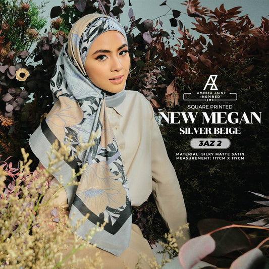 Ameera Zaini Inspired AZ MEGAN Square Collection (3AZ)