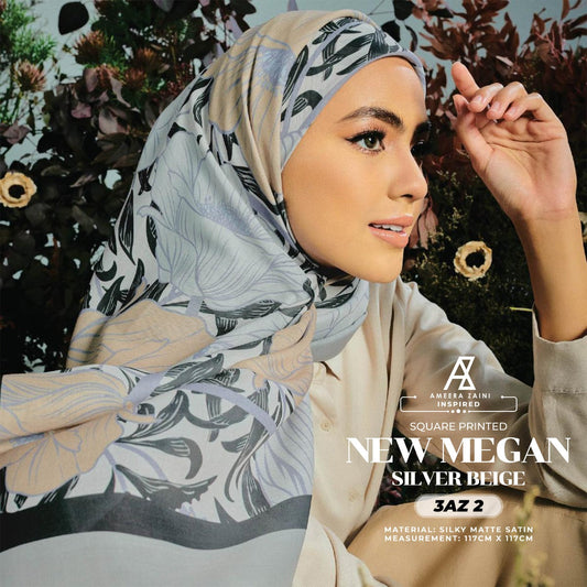 Ameera Zaini Inspired AZ MEGAN Square Collection (3AZ)