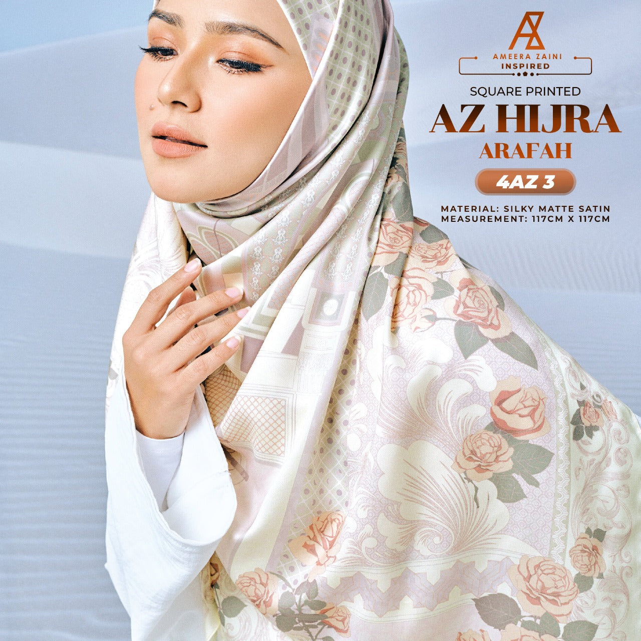 Ameera Zaini Inspired AZ HIJRA Square Collection (4AZ)