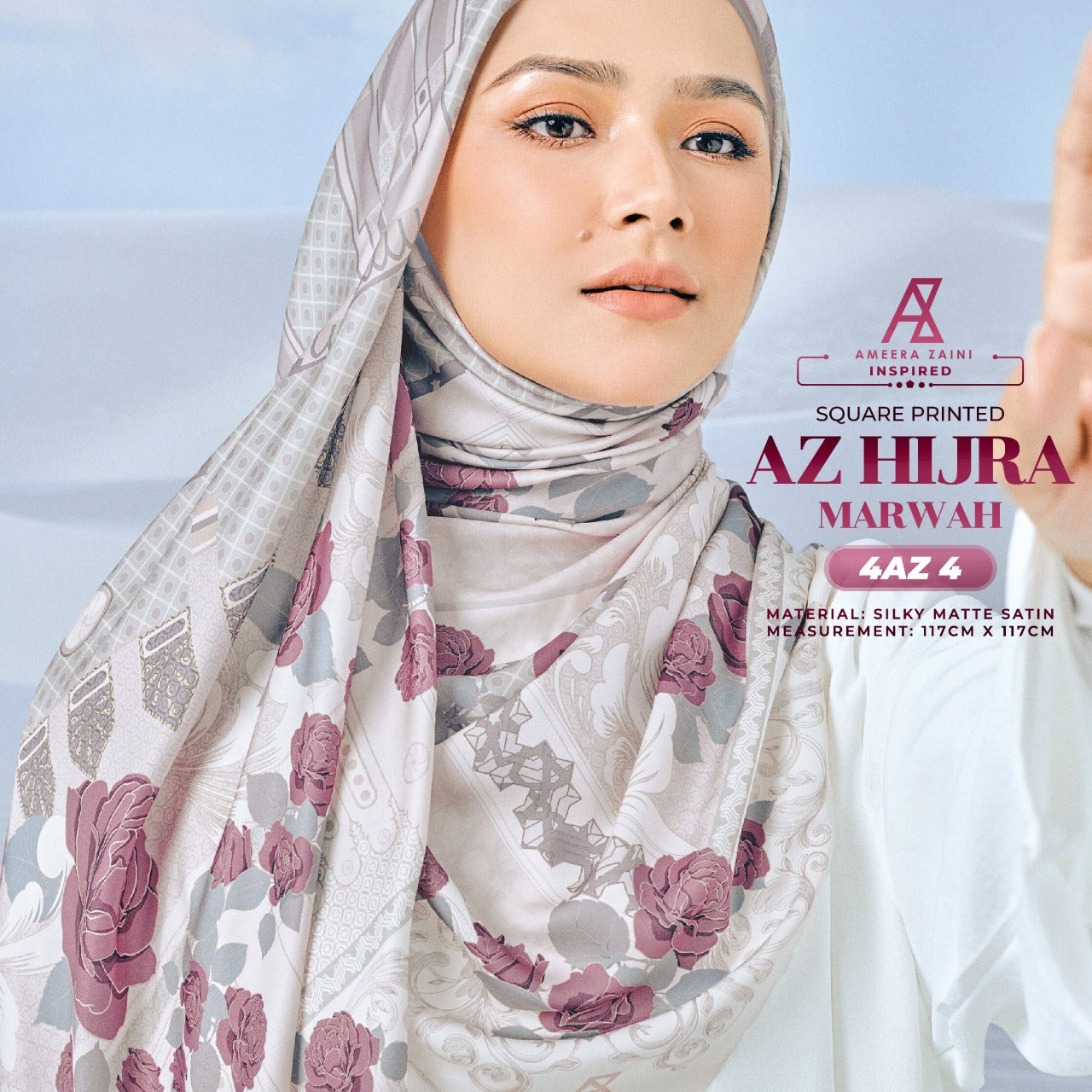 Ameera Zaini Inspired AZ HIJRA Square Collection (4AZ)