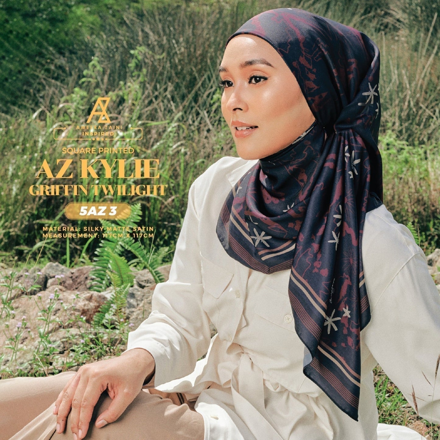 Ameera Zaini Inspired AZ KYLIE Square Collection (5AZ)