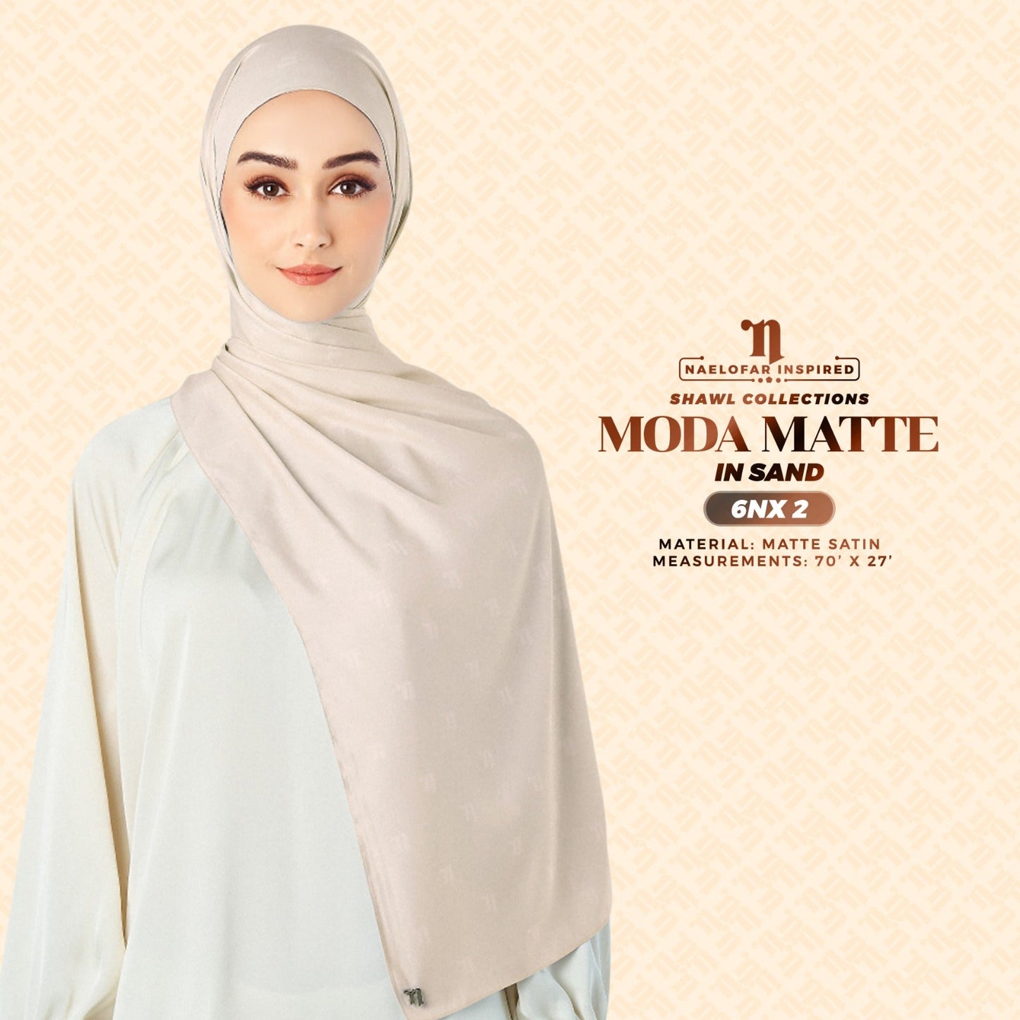 Naelofar Inspired Moda Shawl Collection (6NX)