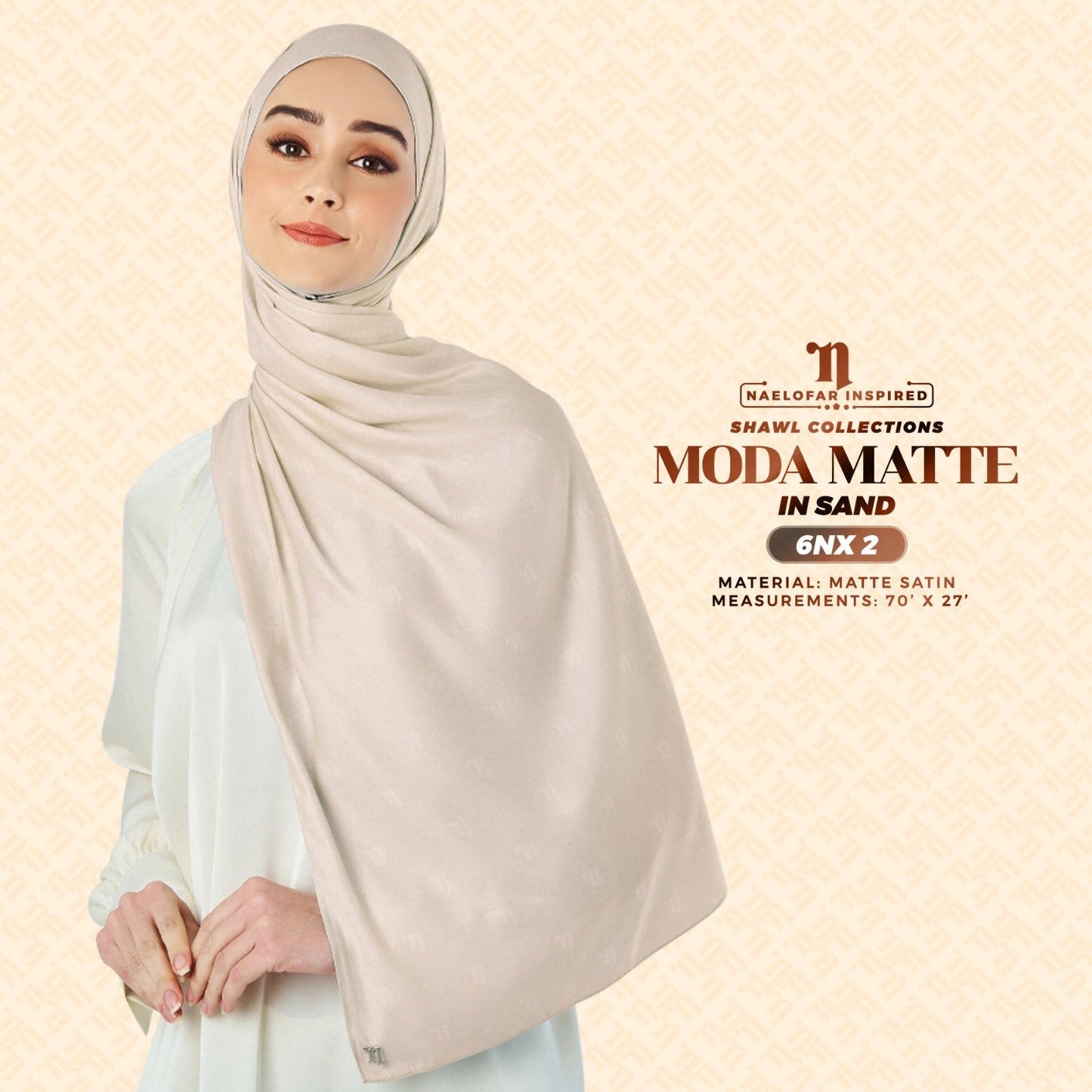 Naelofar Inspired Moda Shawl Collection (6NX)