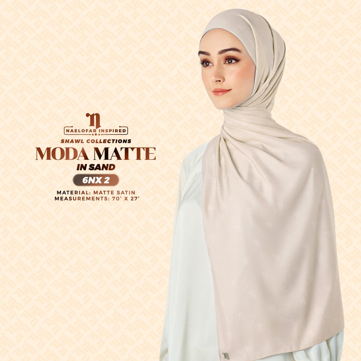 Naelofar Inspired Moda Shawl Collection (6NX)