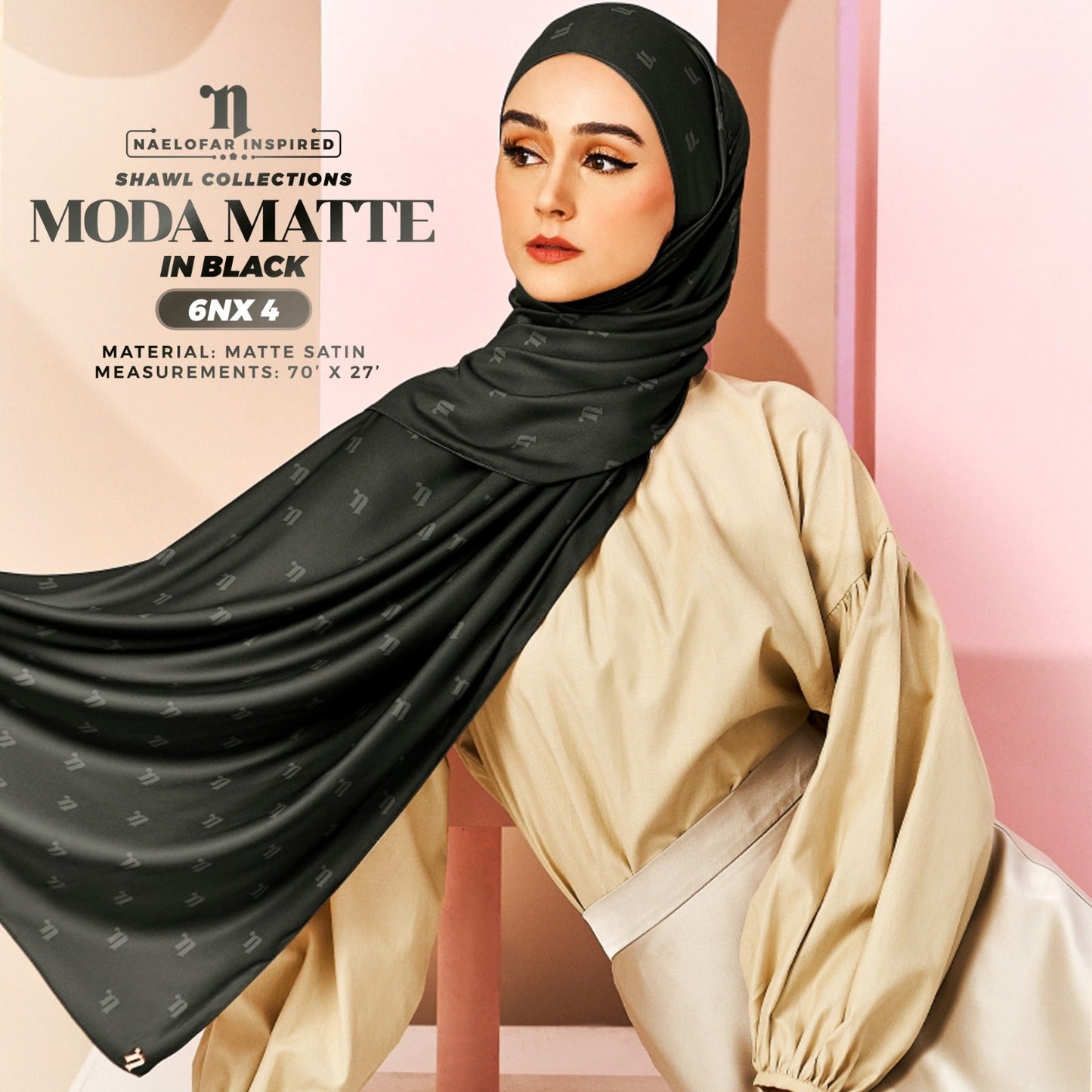Naelofar Inspired Moda Shawl Collection (6NX)
