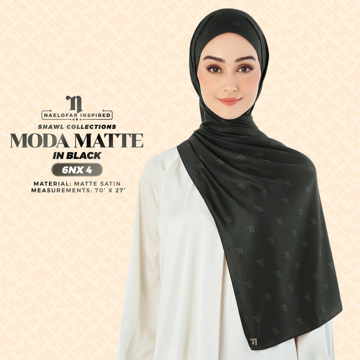 Naelofar Inspired Moda Shawl Collection (6NX)
