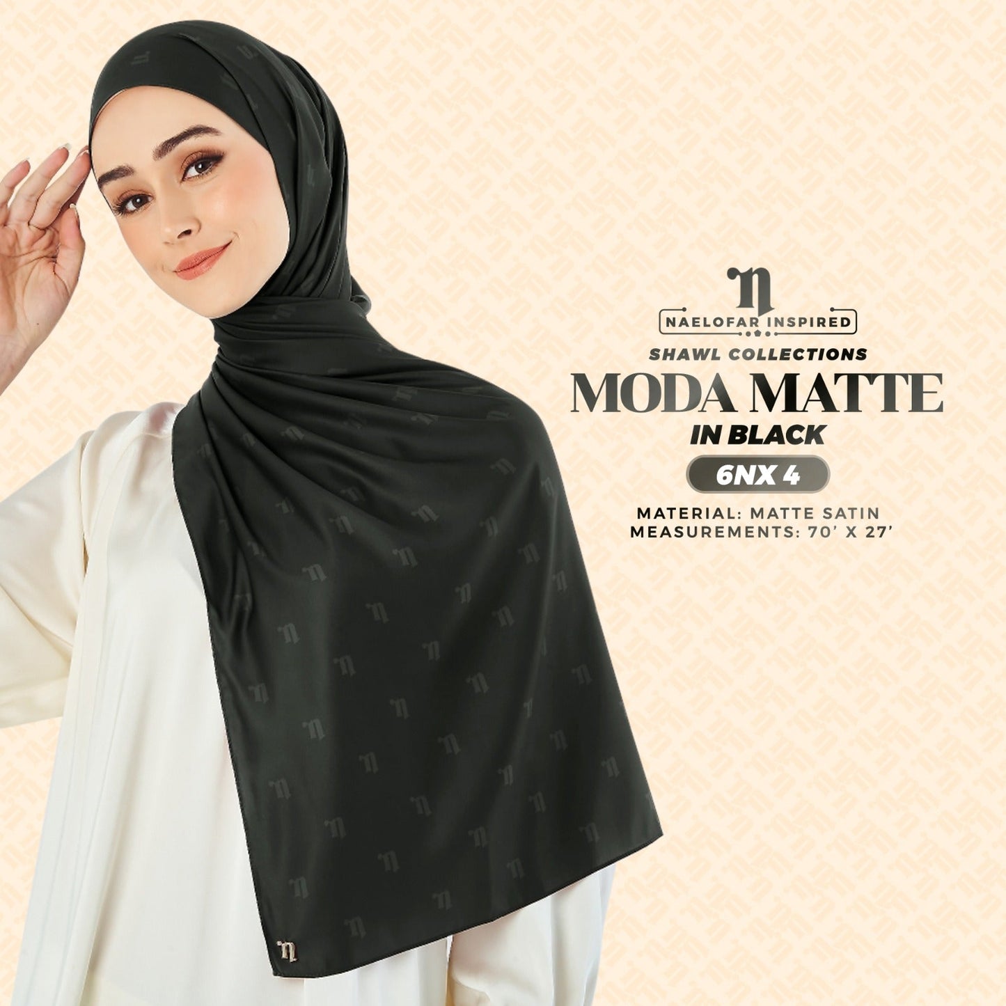Naelofar Inspired Moda Shawl Collection (6NX)