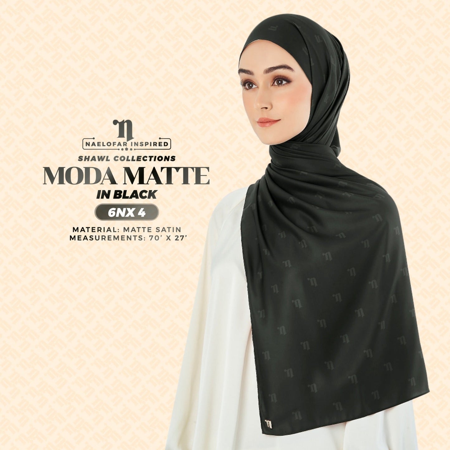 Naelofar Inspired Moda Shawl Collection (6NX)