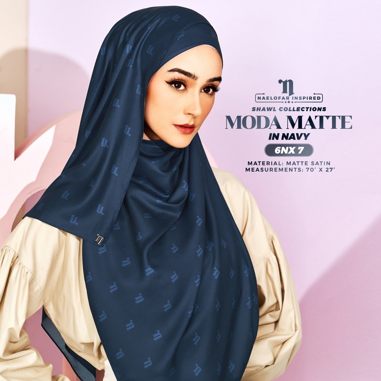 Naelofar Inspired Moda Shawl Collection (6NX)