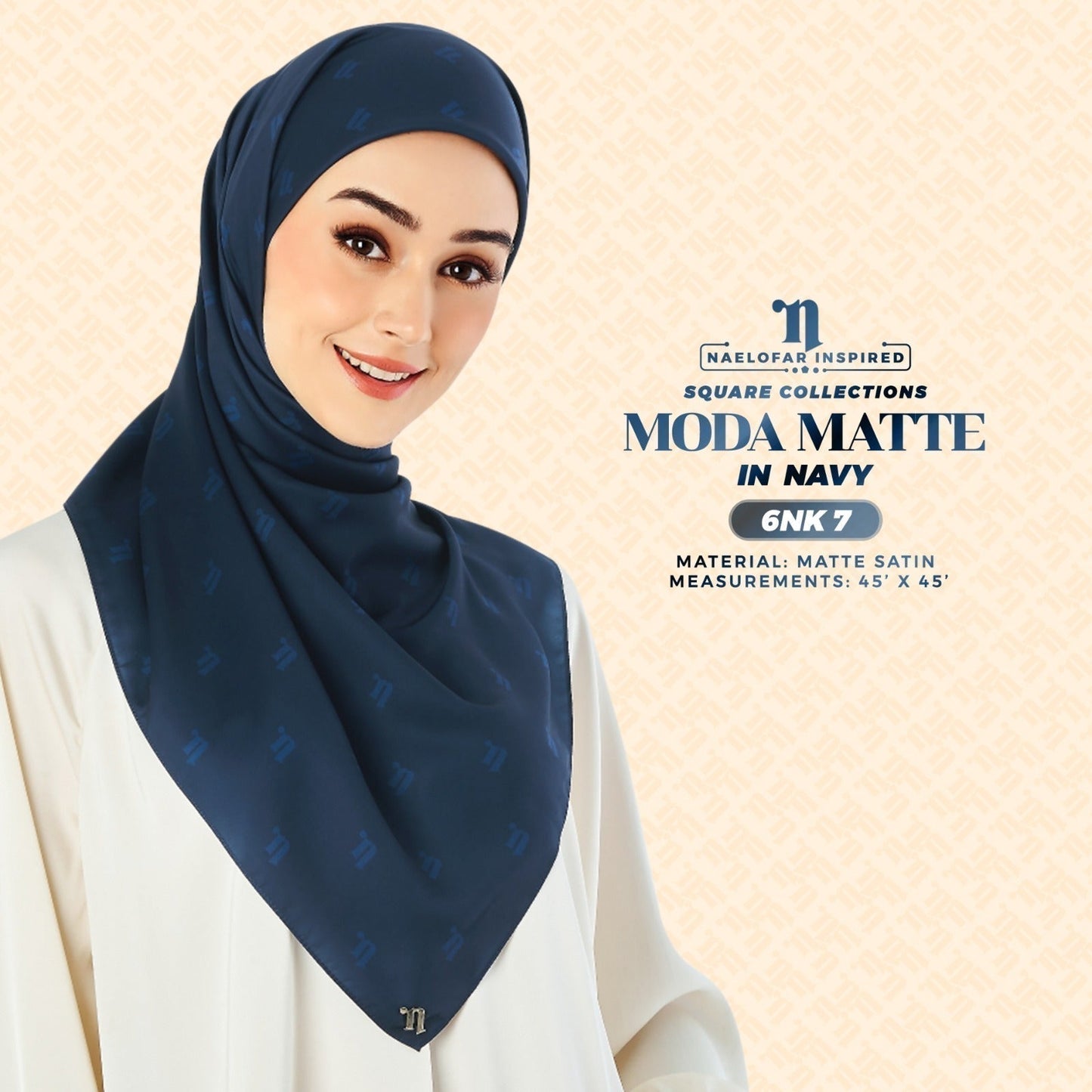 Naelofar Inspired Moda Square Collection (6NK)