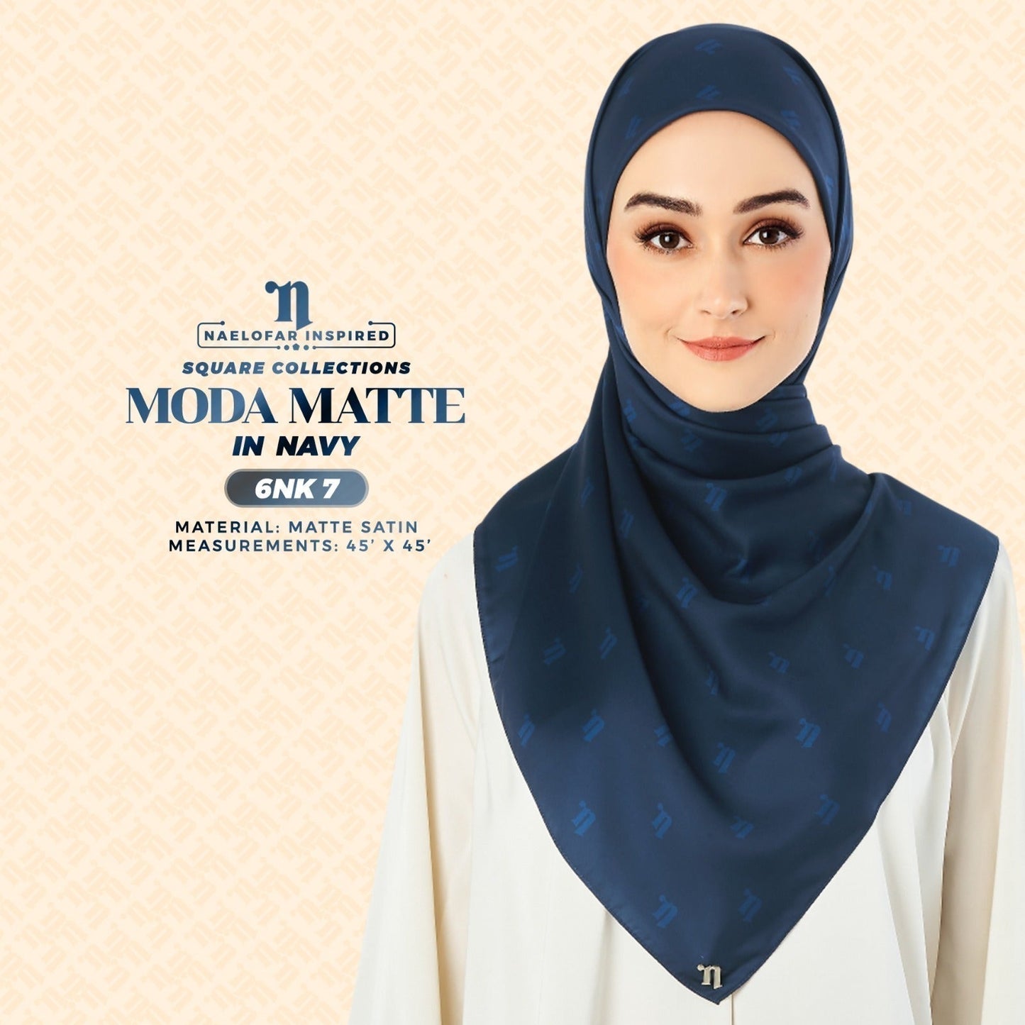 Naelofar Inspired Moda Square Collection (6NK)