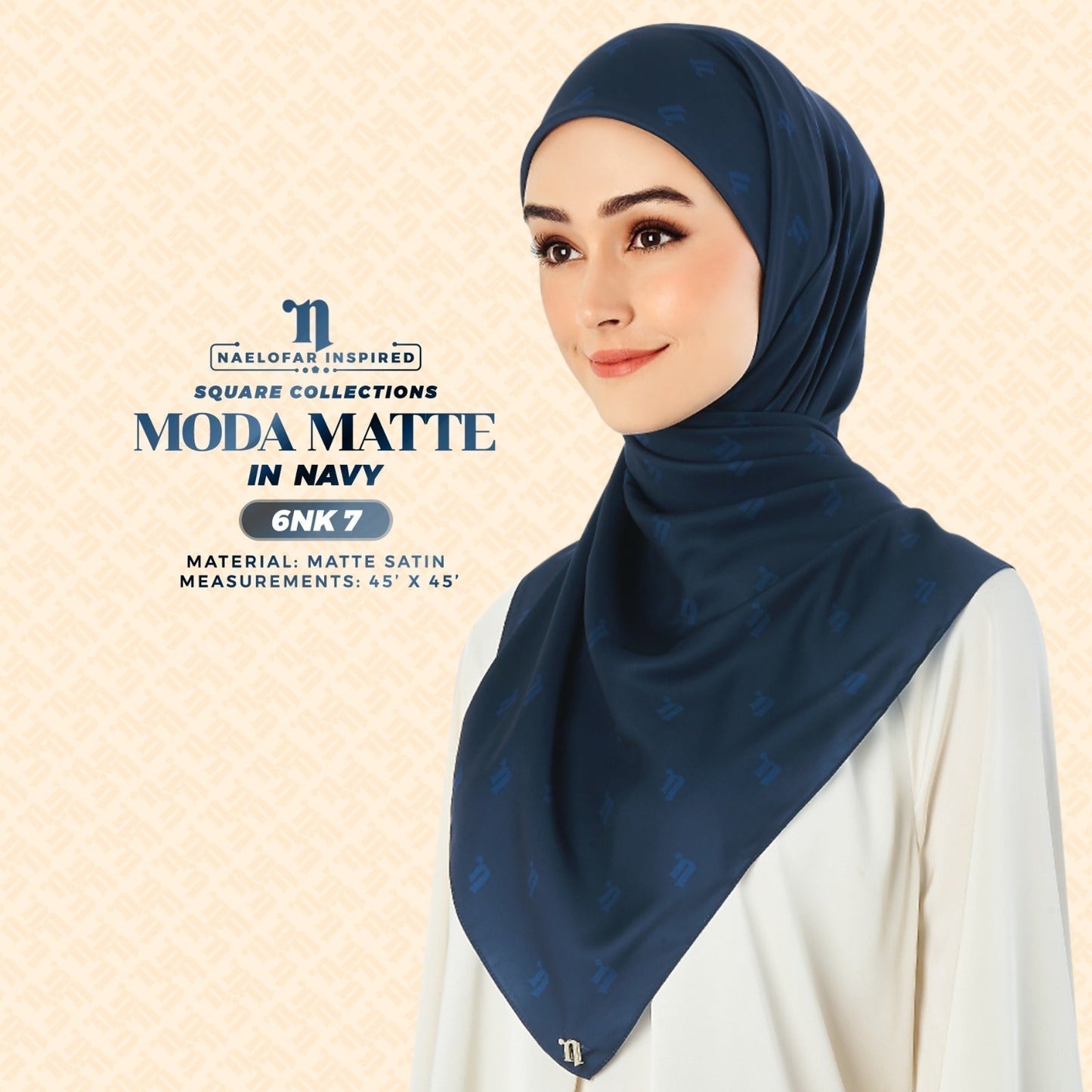 Naelofar Inspired Moda Square Collection (6NK)