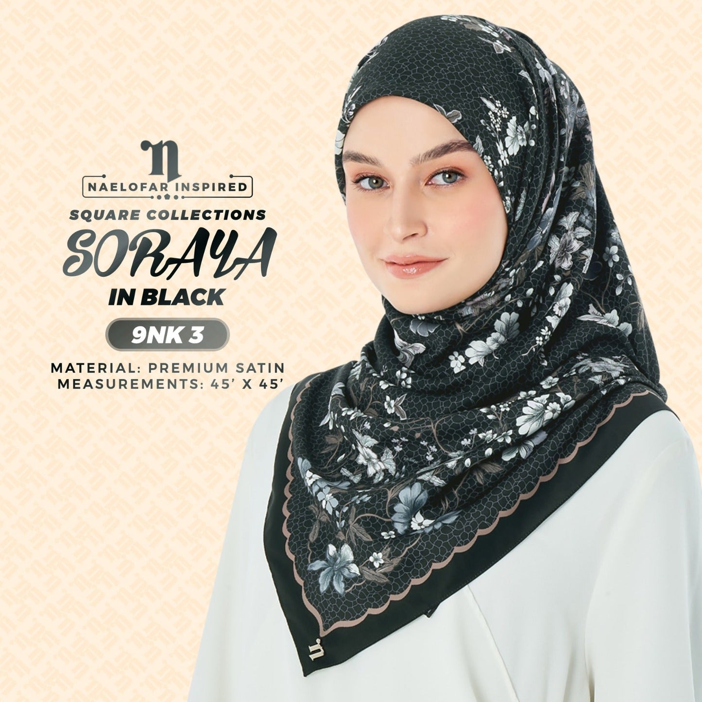 Naelofar Inspired Soraya Printed SQ Collection