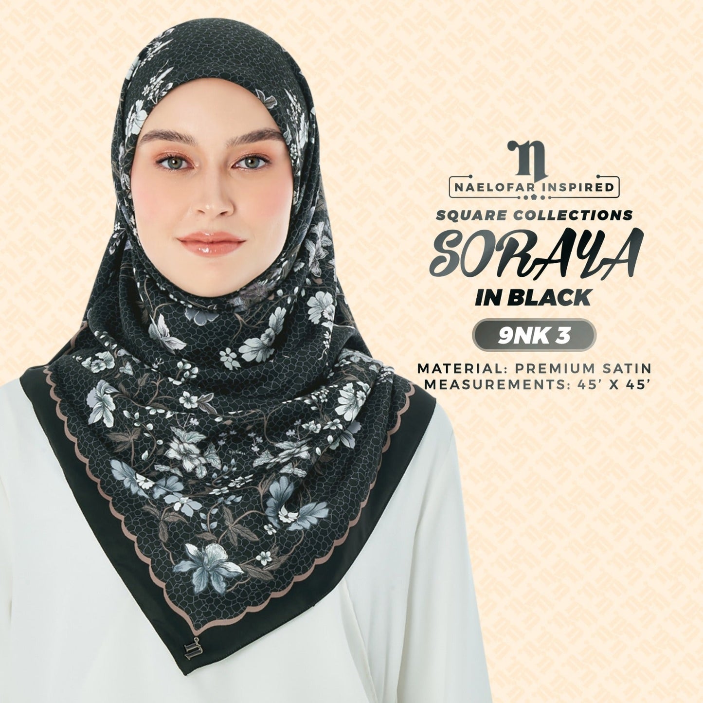 Naelofar Inspired Soraya Printed SQ Collection