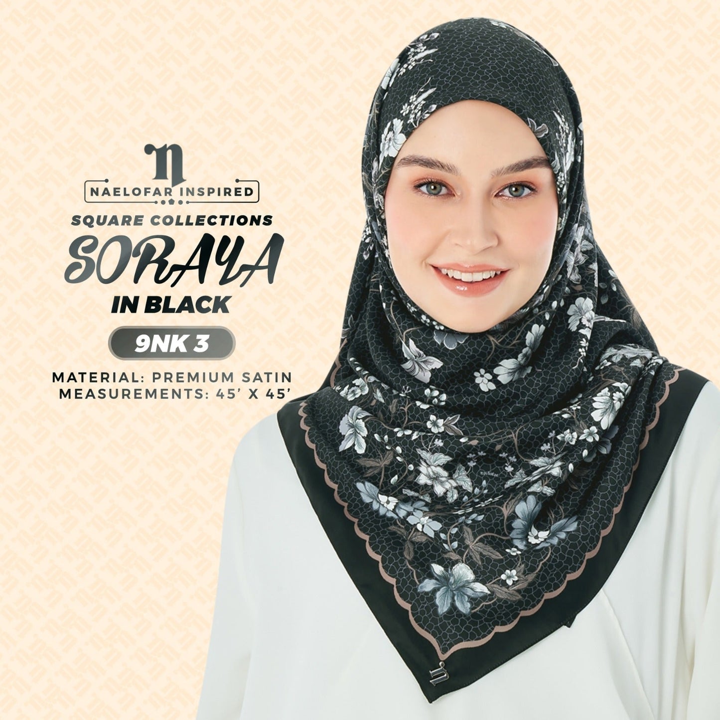 Naelofar Inspired Soraya Printed SQ Collection
