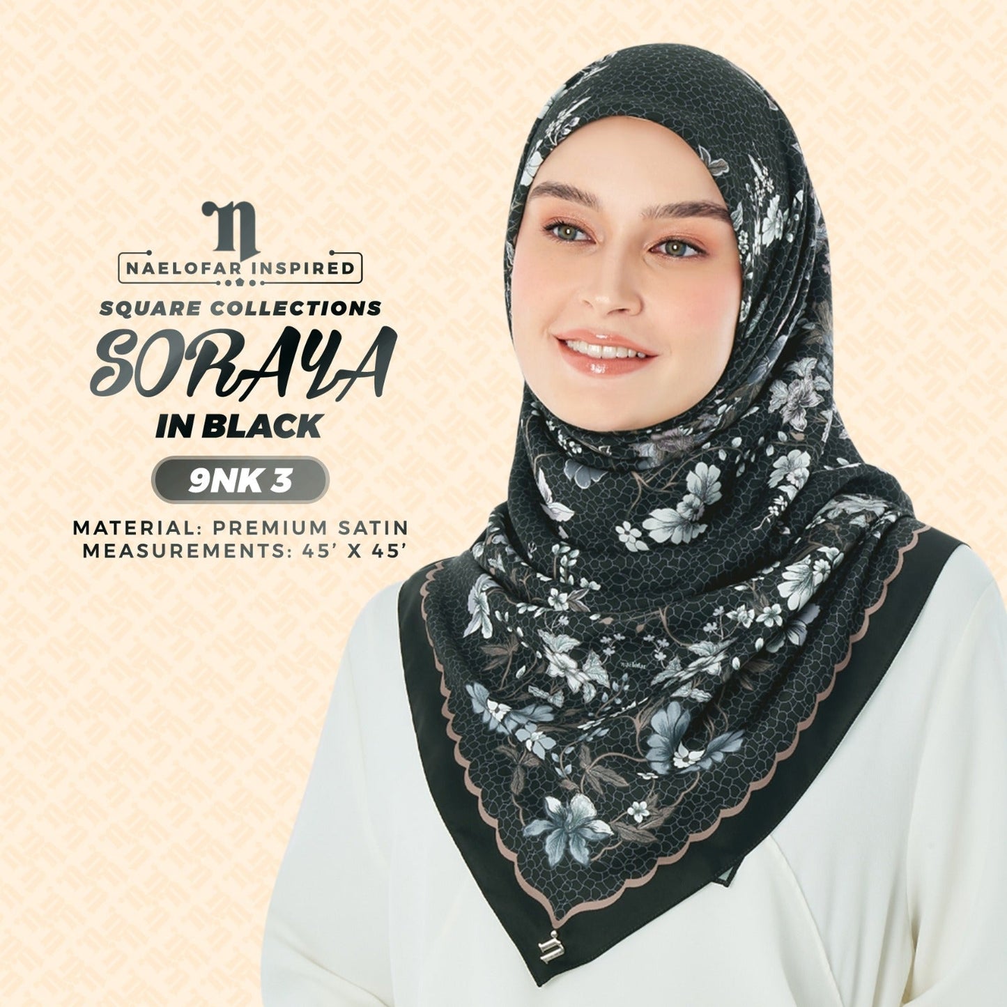 Naelofar Inspired Soraya Printed SQ Collection