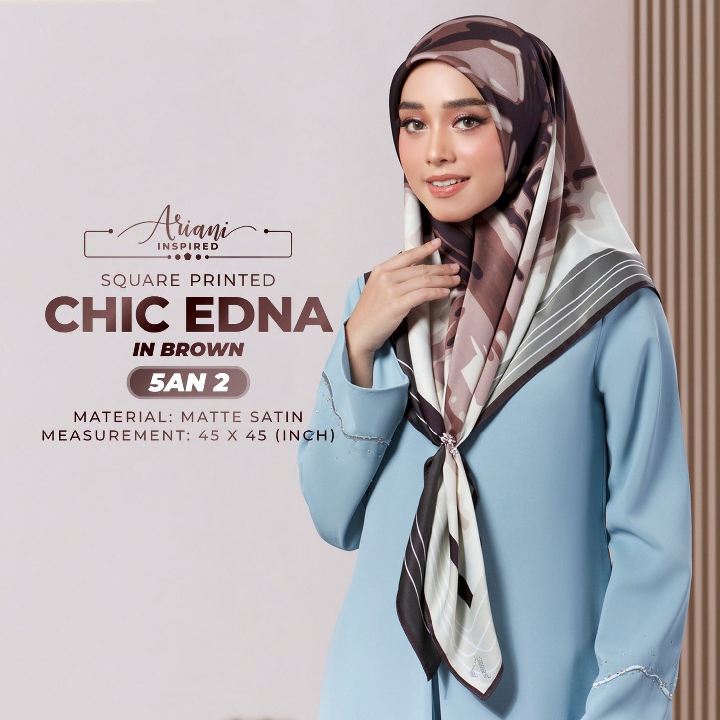 Ariani Inspired Chic Edna Printed SQ Collection