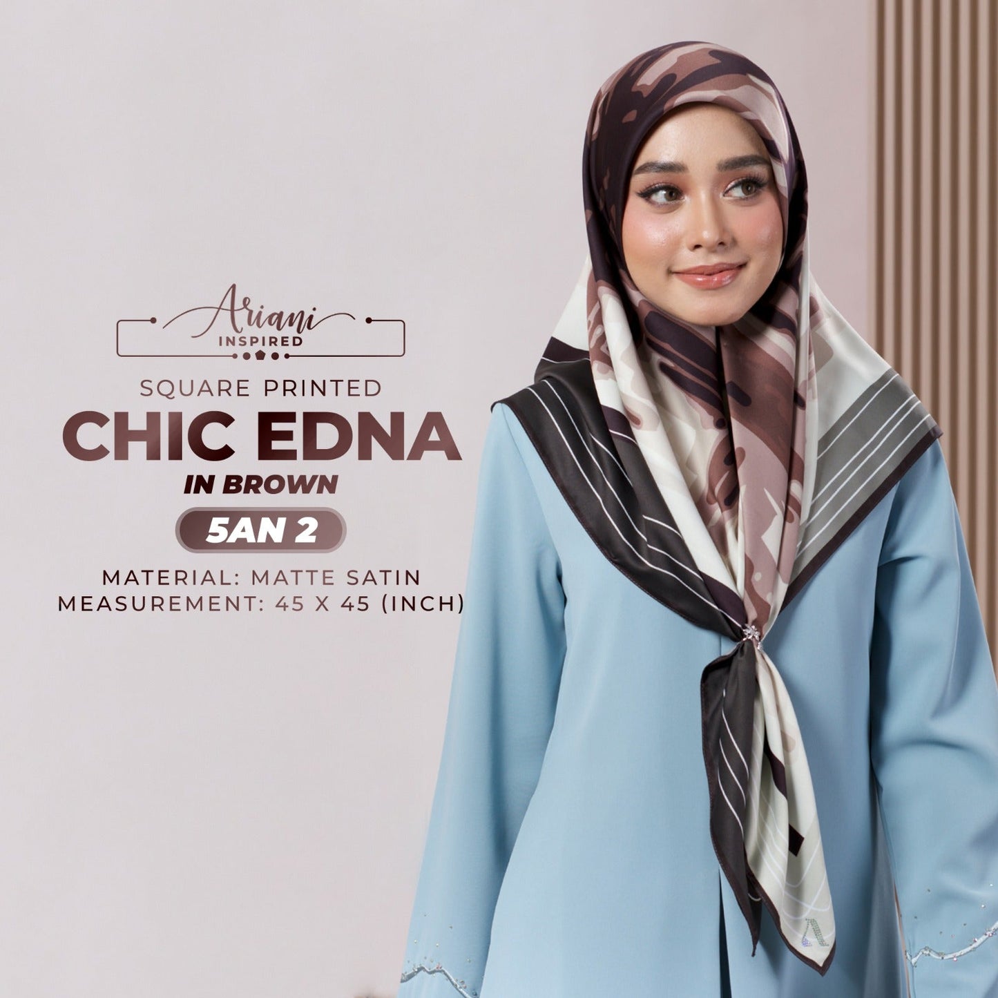 Ariani Inspired Chic Edna Printed SQ Collection