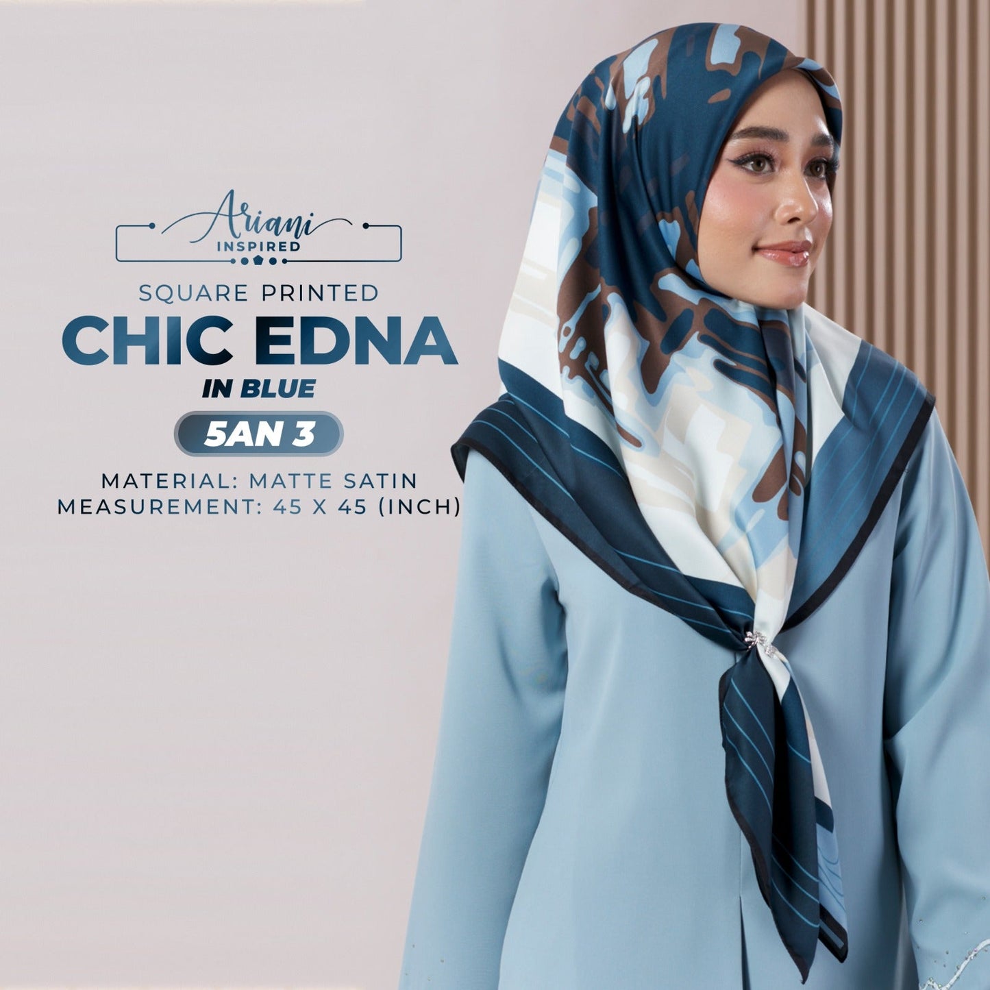 Ariani Inspired Chic Edna Printed SQ Collection