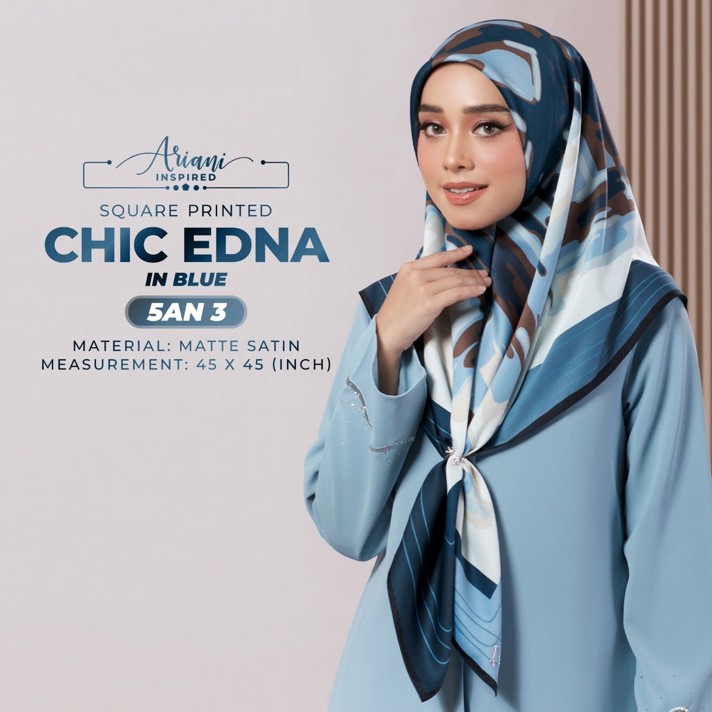 Ariani Inspired Chic Edna Printed SQ Collection